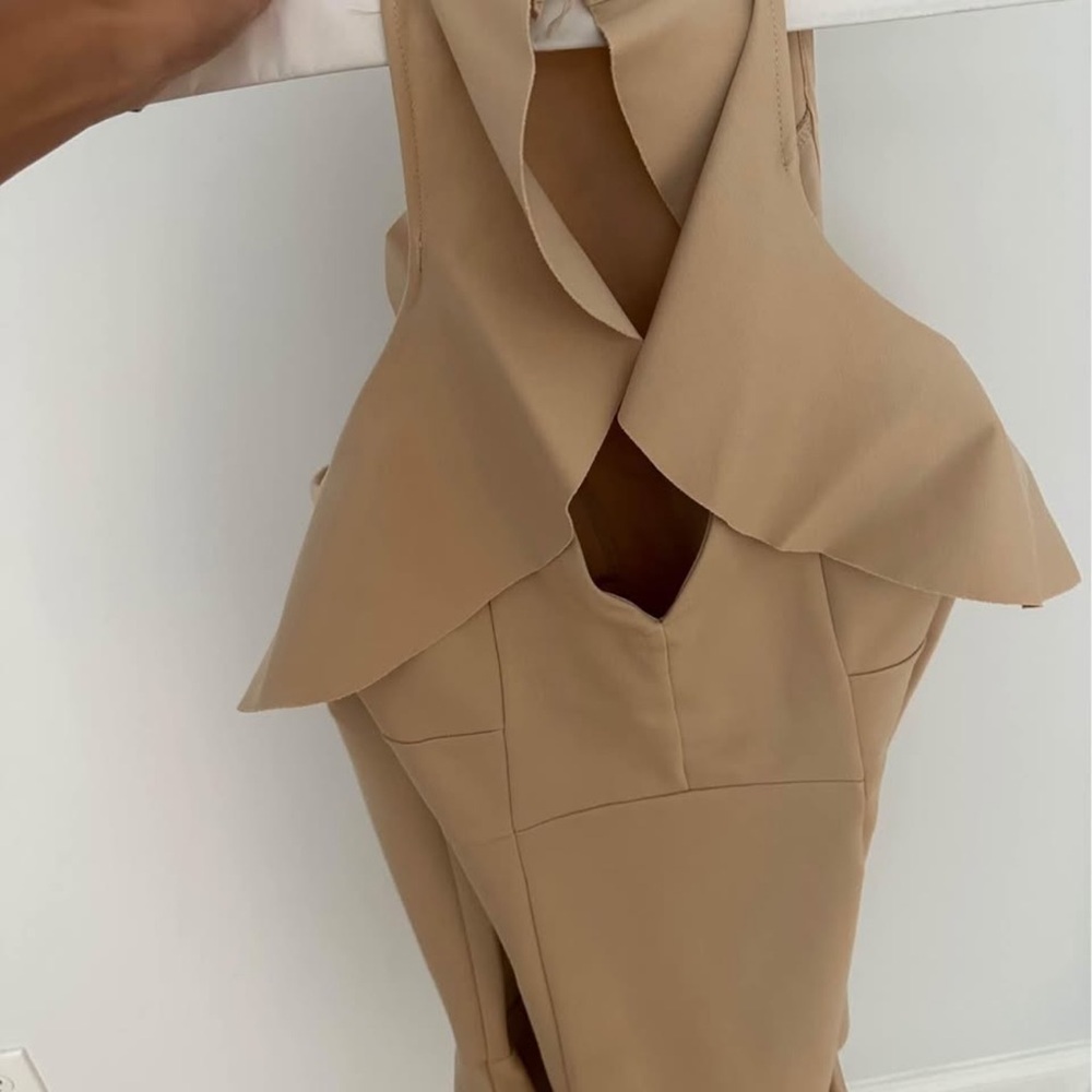 Elegant Tan Dress